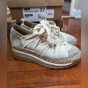 Free People Chapmin Ivory Espadrille Sneakers for Women